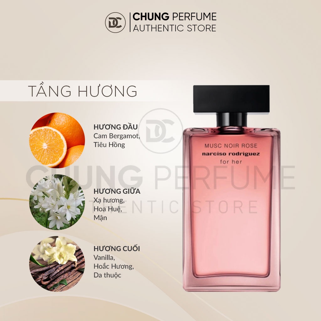 10ml Nar Musc Noir Rose | Nước hoa nữ | Chung Perufme