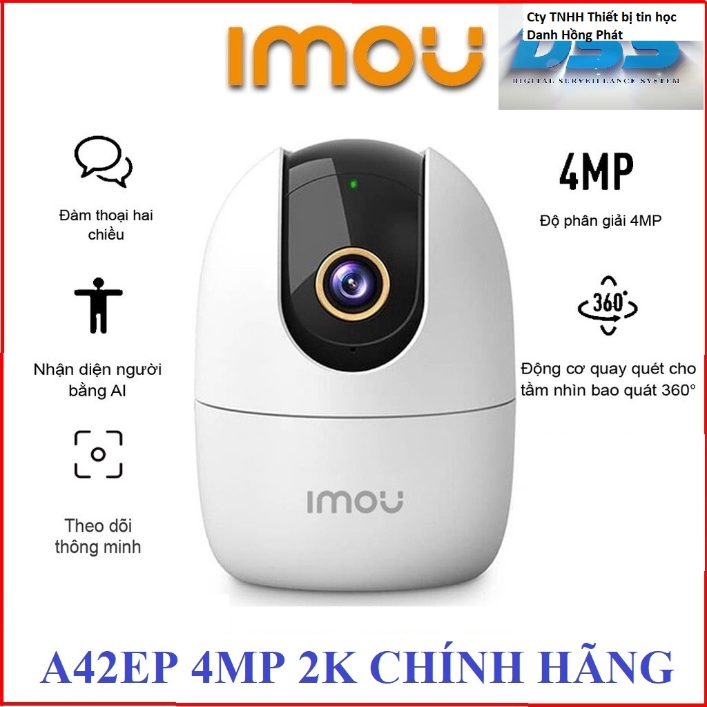 Camera Wifi trong nhà Imou Ranger A2 (4MP) I IPC-A42P