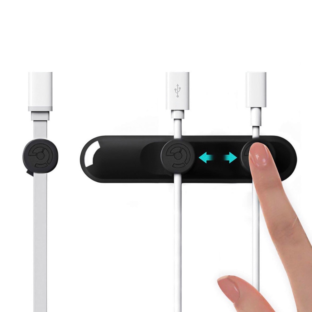 Giá Đỡ Cố Định Dây Cáp USB Có Nam Châm Hình Hoa Hướng Dương