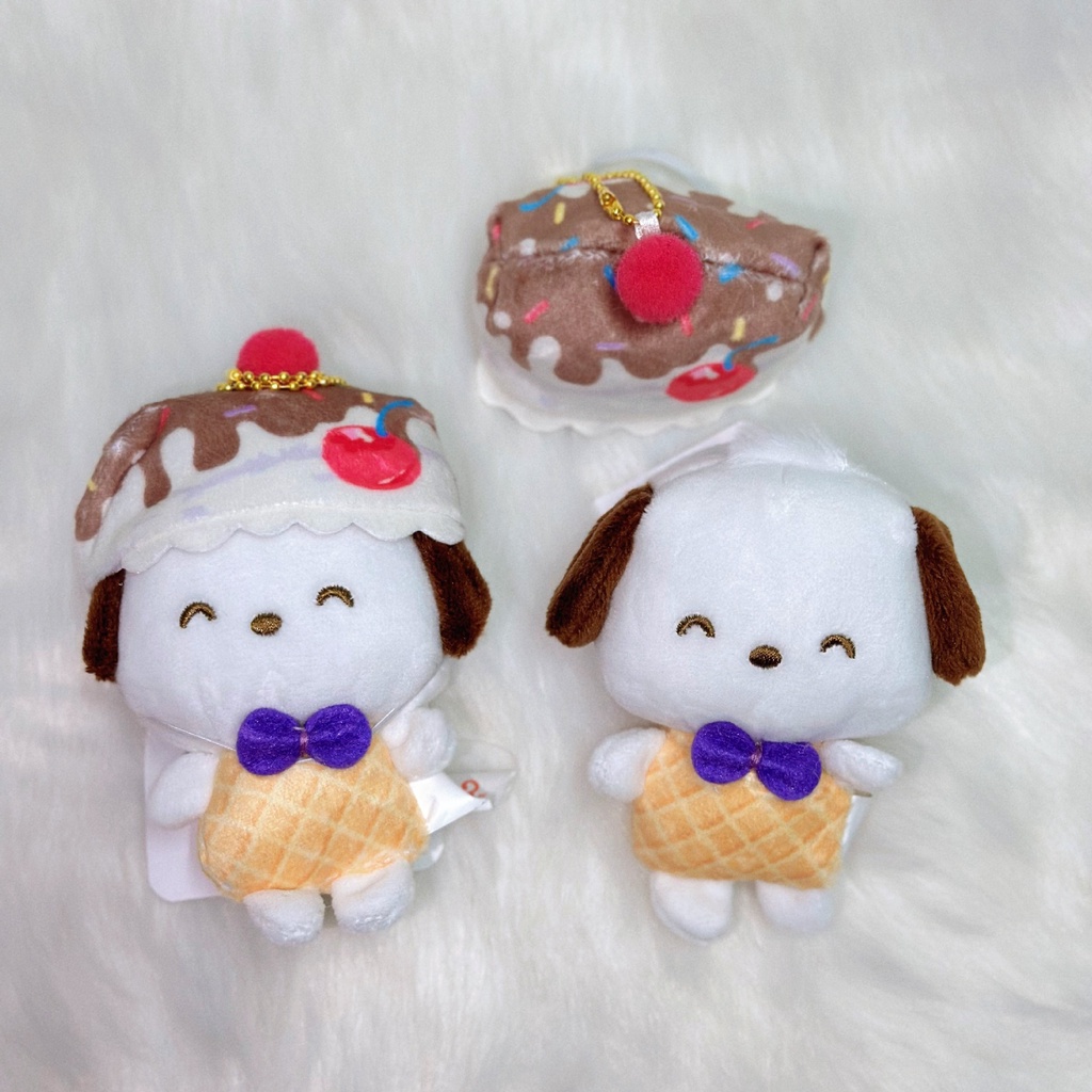 SANRIO Móc Khóa Hình Que Kem Kuromi My Melody Cinnamoroll Nhồi Bông Dễ Thương