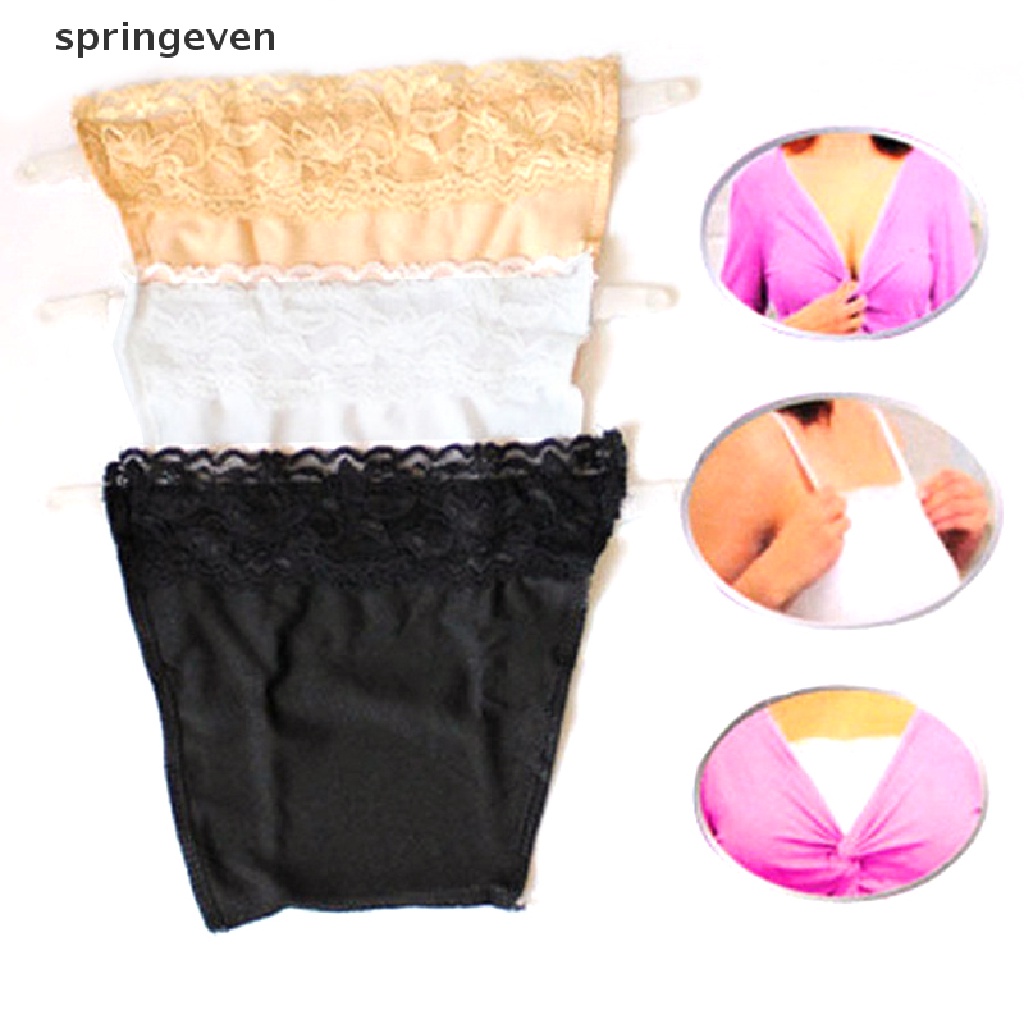 Set 3 Áo Hai Dây Phối Ren Thoáng Khí Co Giãn Dành Cho Nữ