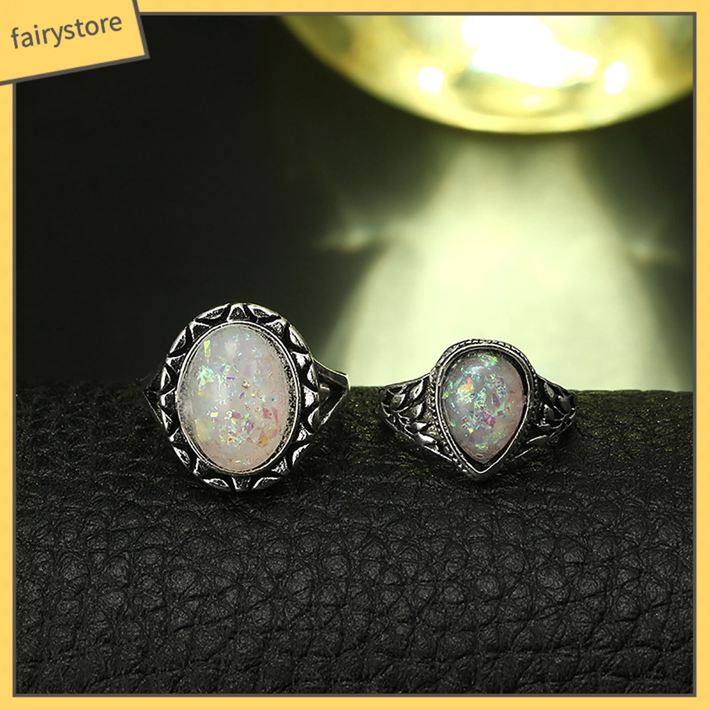 Set 1 / 8 Nhẫn Đeo Khớp Ngón Tay Phong Cách Vintage