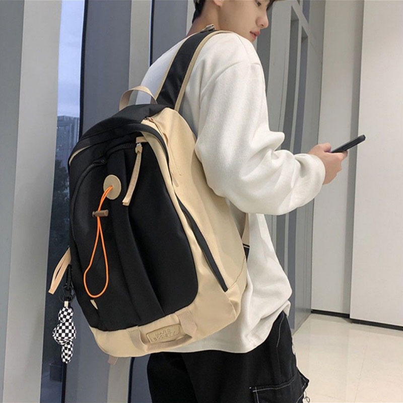 Bololo Ba Lô Học Sinh Sức Chứa Lớn Màu Sắc Tương Phản