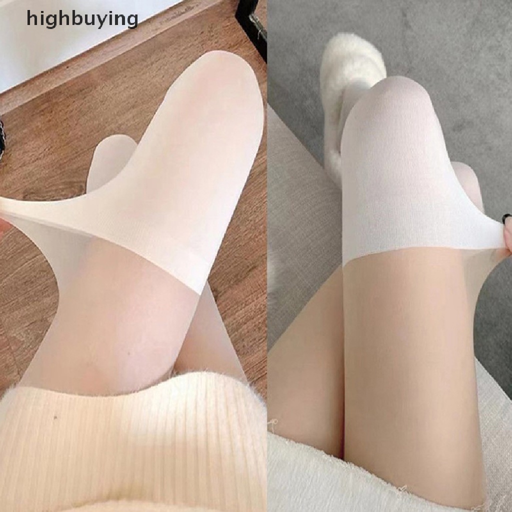 Quần Tất Lụa Màu Đen Phối Màu Thời Trang Nhật Bản Cho Nữ