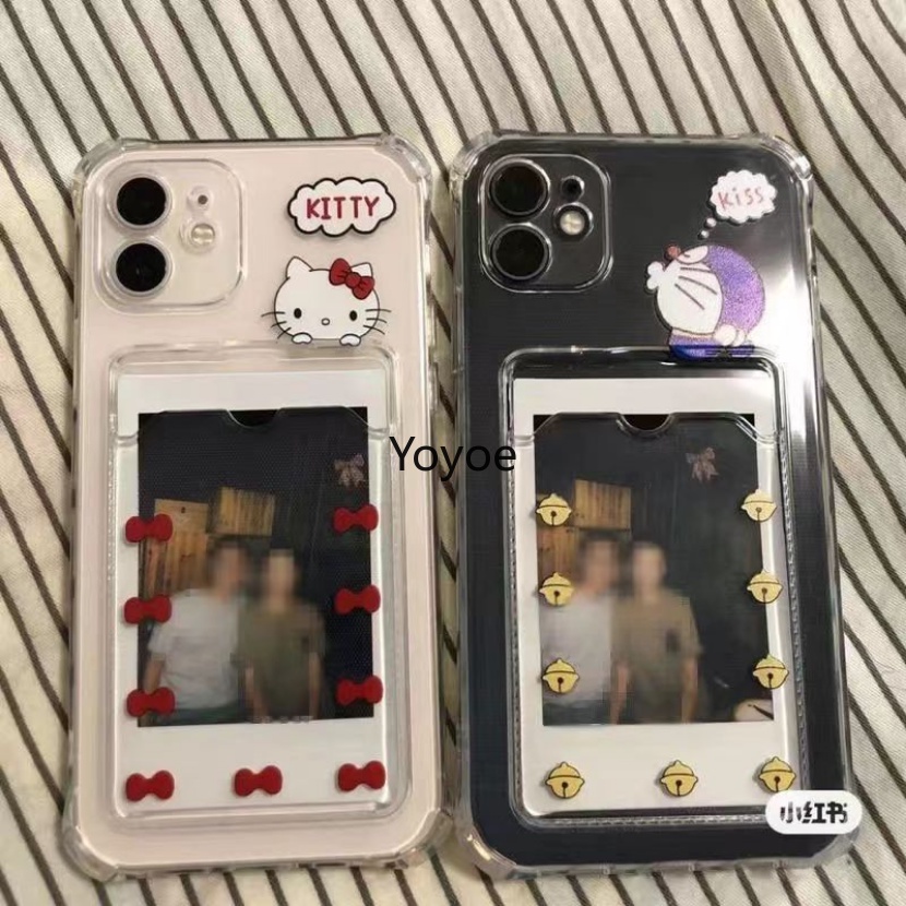 Ốp Điện Thoại Silicon Trong Suốt Chống Sốc 3 Trong 1 Cho Iphone14 Plus 14 13 12 11 Pro Max X Xs Xr Se 7 8 Plus