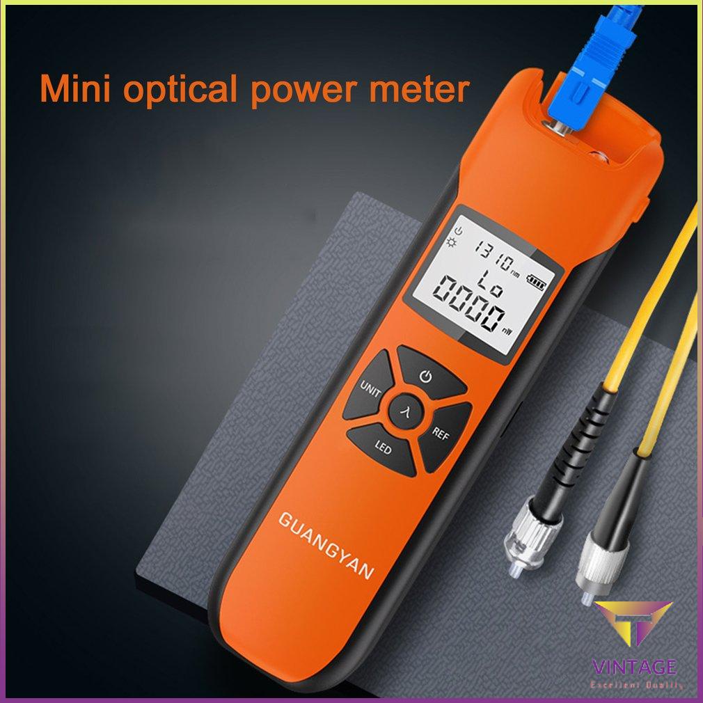 Máy đo công suất quang mini Fc/Sc/St sợi USB có đèn pin