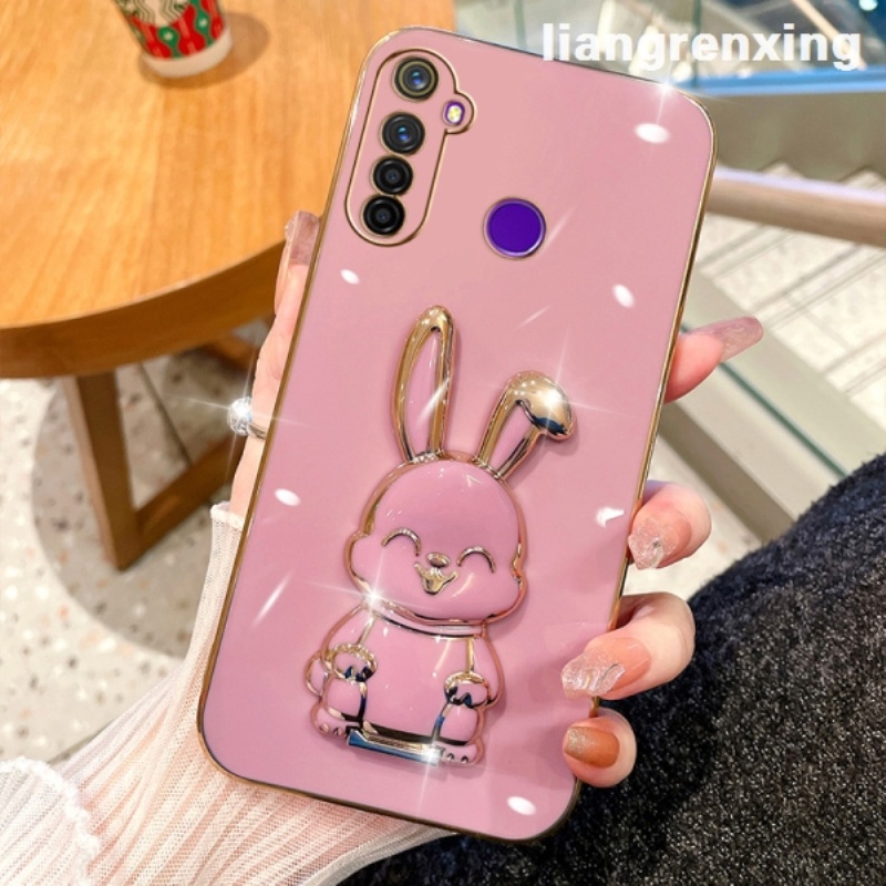 Ốp lưng realme 5 realme c3 realme 5i realme 6i realme 5 pro Ốp Điện Thoại Silicon Mềm Chống Sốc Mạ Điện DDTZZJ01 Cho realme 5 realme c3 realme 5i realme 6i realme 5 pro viền vuông cute