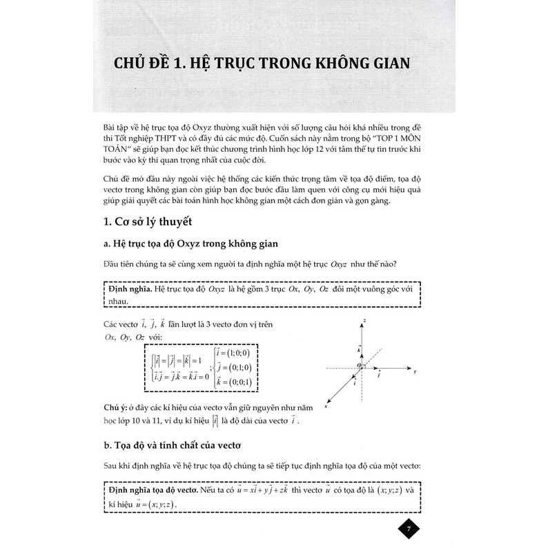 Sách - Top 1 THPT Phương Pháp Tọa Độ Trong Không Gian OXYZ - TCD