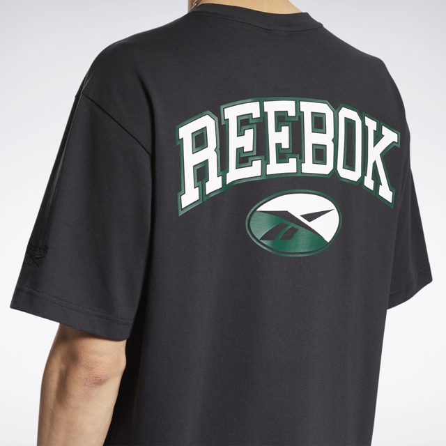 Reebok CLASSICS Áo thun Tập luyện Unisex Classic Performance Tee Màu xanh trắng HB6216