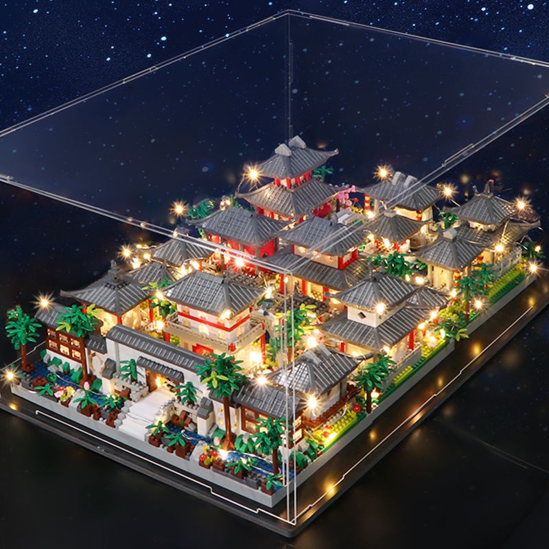 Bộ Đồ Chơi Lắp Ráp Lego Hình Chim Hạc Màu Vàng Cỡ Lớn 1,000 Yuan