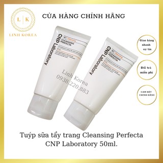 Tuýp sữa tẩy trang Cleansing Perfecta CNP Laboratory 50ml.