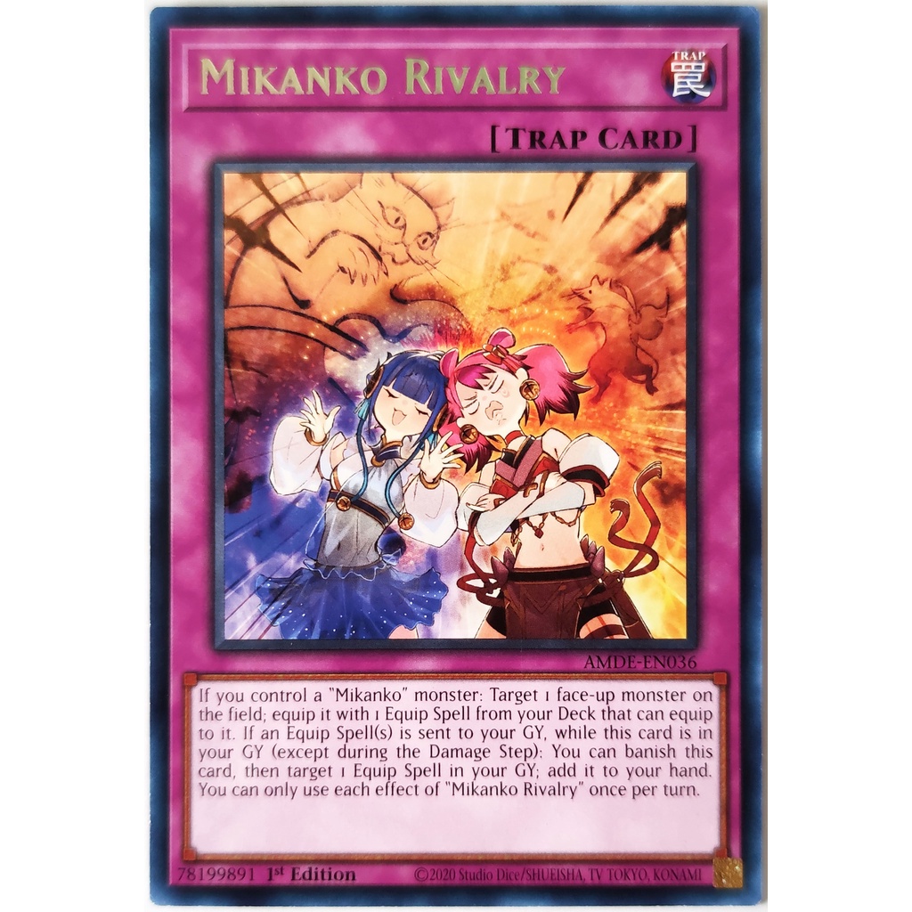 [Thẻ Yugioh] Mikanko Rivalry |EN| Rare