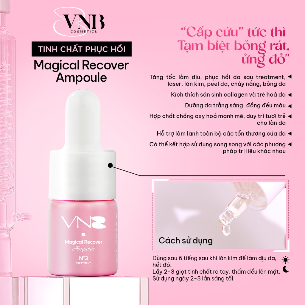 Tinh Chất Phục Hồi VNB Magical Recover Ampoule - Phục Hồi Da Sau Treatment Dưỡng Da Sáng Hồng Tự Nhiên | BigBuy360 - bigbuy360.vn