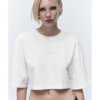 [Zara Auth] Áo Thun Croptop Zara Auth
