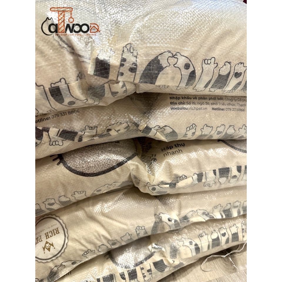 Cát vệ sinh EU siêu vón cho mèo 4kg-8kg