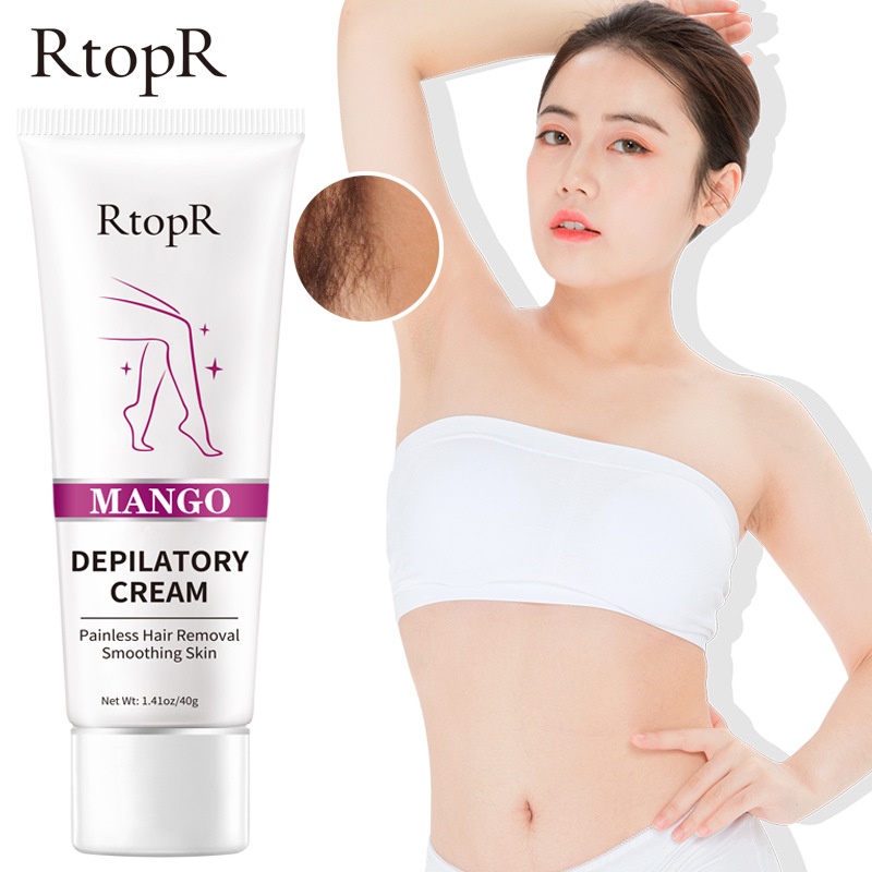 Kem tẩy lông RtopR mango depilatory cream 40g Tẩy lông nhẹ nhàng và không đau