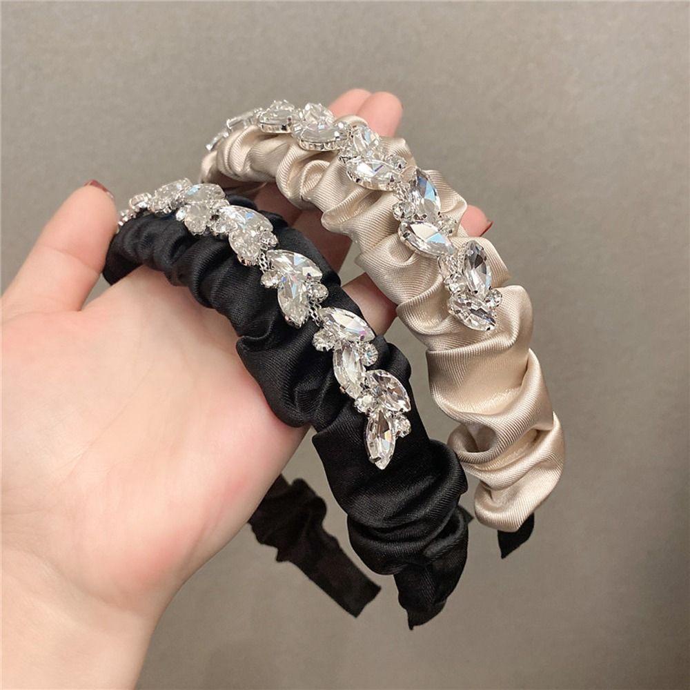 Băng Đô Vải Thời Trang Vintage Ngọt Ngào Dành Cho Nữ|Băng Đô Cài Tóc Hình Chiếc Lá Phong Cách Retro