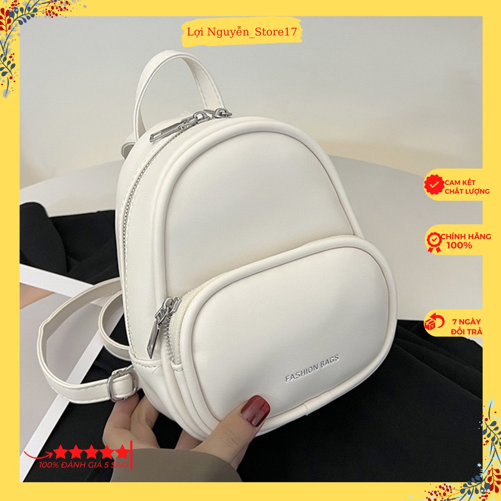Balo size mini chất da trơn cao cấp trẻ trung năng động dễ phối đồ