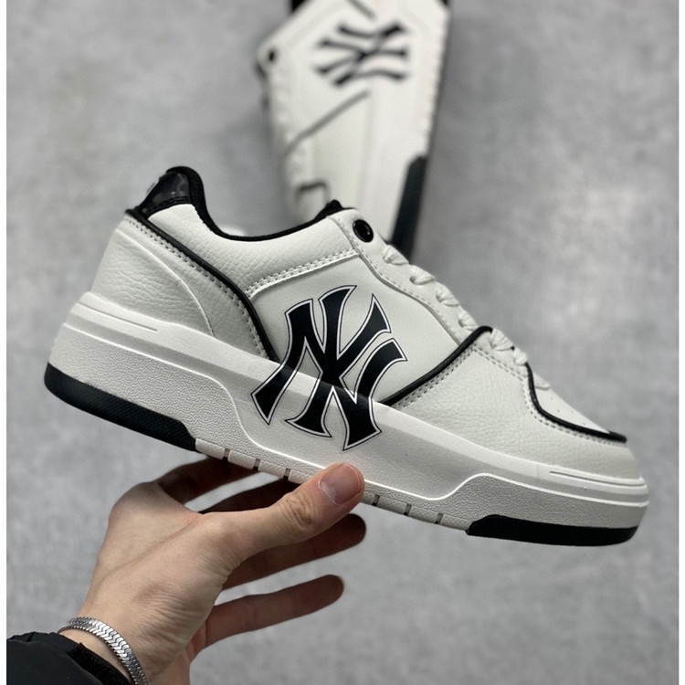 Giày Thể Thao Mlb Đế Dày 6cm Tăng Chiều Cao Phong Cách Retro Cá Tính