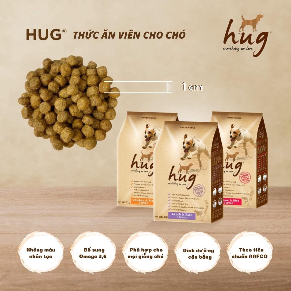 Hạt Hug cho chó con và trưởng thành nhiều vị bốn chân pet  Bonchan.petstore