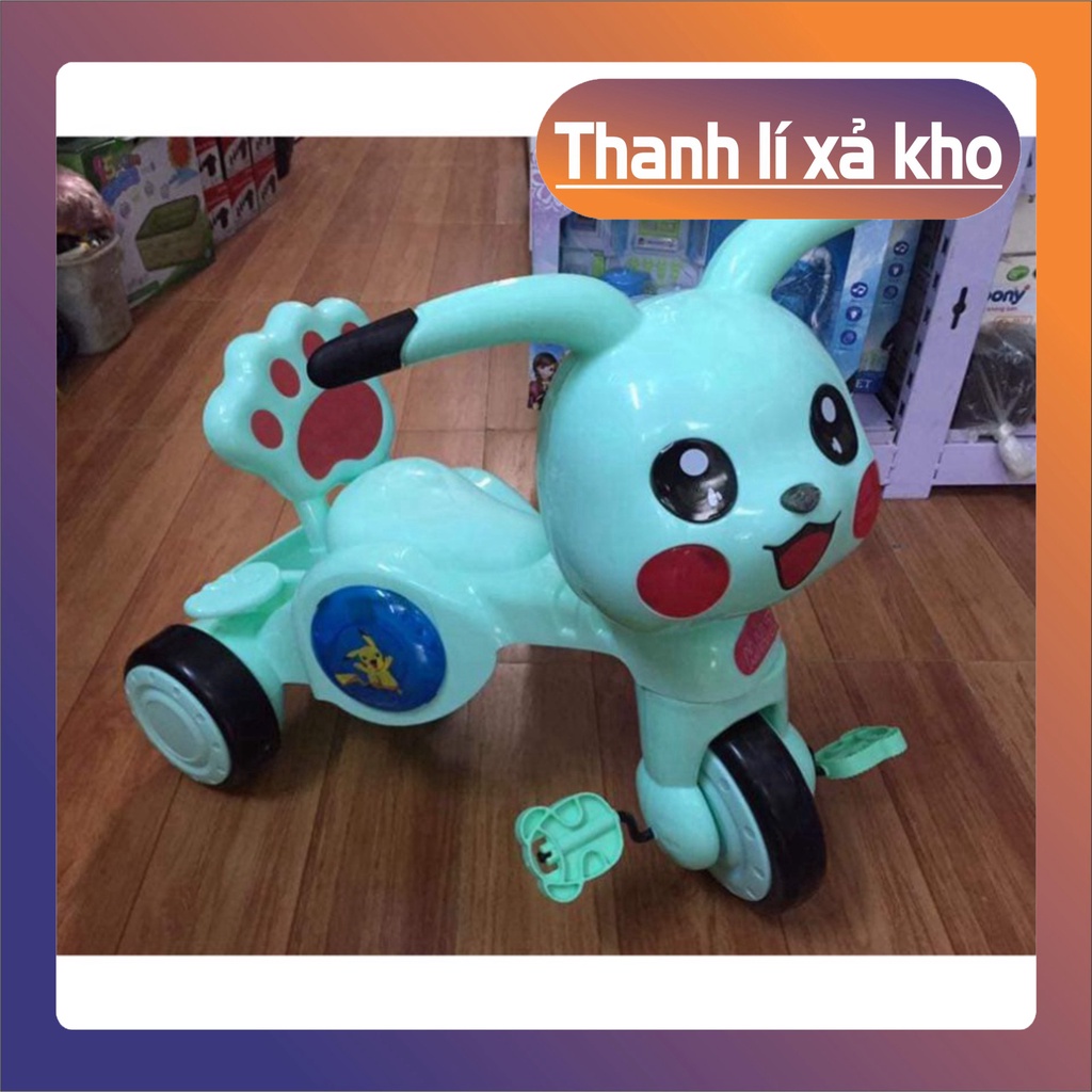 Xe đạp 3 bánh Pikachu phát nhạc cho bé