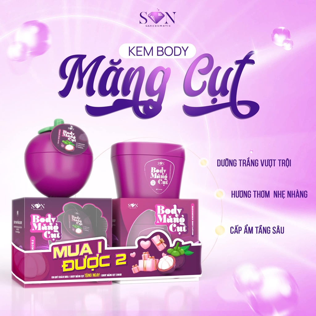KEM BODY MĂNG CỤT TẶNG 1 KEM BODY MĂNG CỤT CHÍNH HÃNG S.O.N