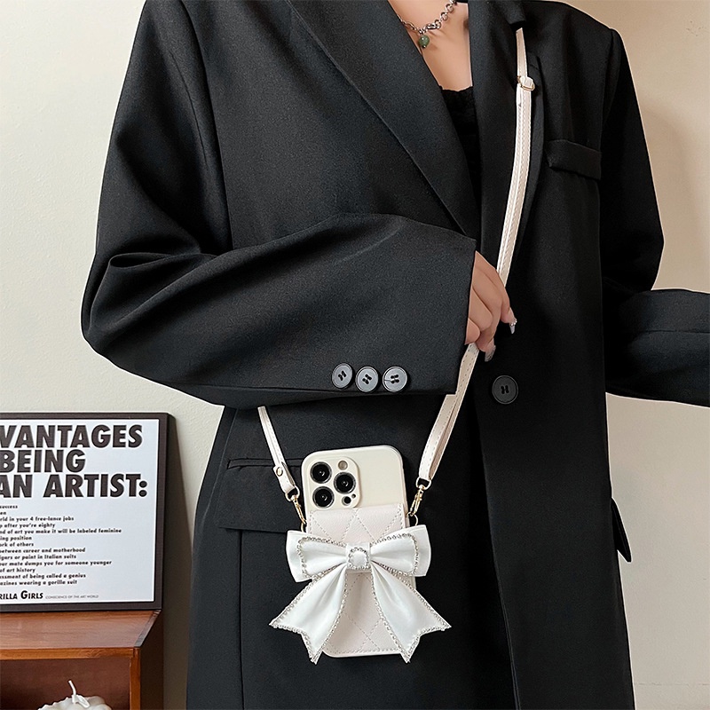 ốp lưng có dây đeo chéo Ốp Điện Thoại Silicon Dạng Ví Đeo Chéo Có Ngăn Đựng Thẻ Bảo Vệ Toàn Diện Cho Apple Iphone 11 / 12 / XR 13