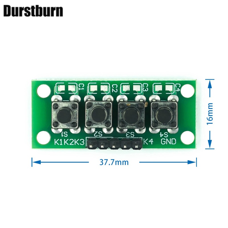 Mô Đun Nút Bấm 1x4 4 Chuyên Dụng Cho Arduino Học Sinh
