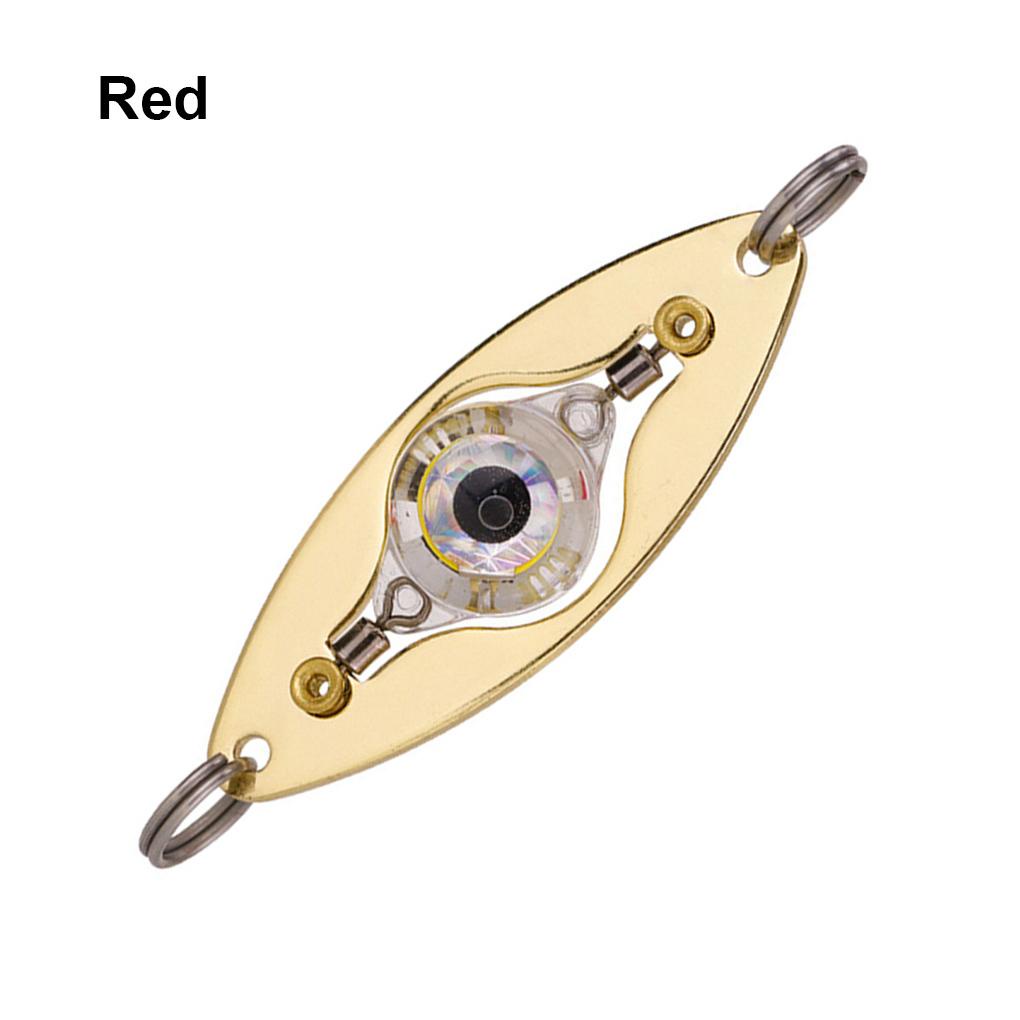 Mồi Câu Cá Giả Mini Bằng Nhựa Hình Con Mực Phát Quang Có Thể Xoay Được