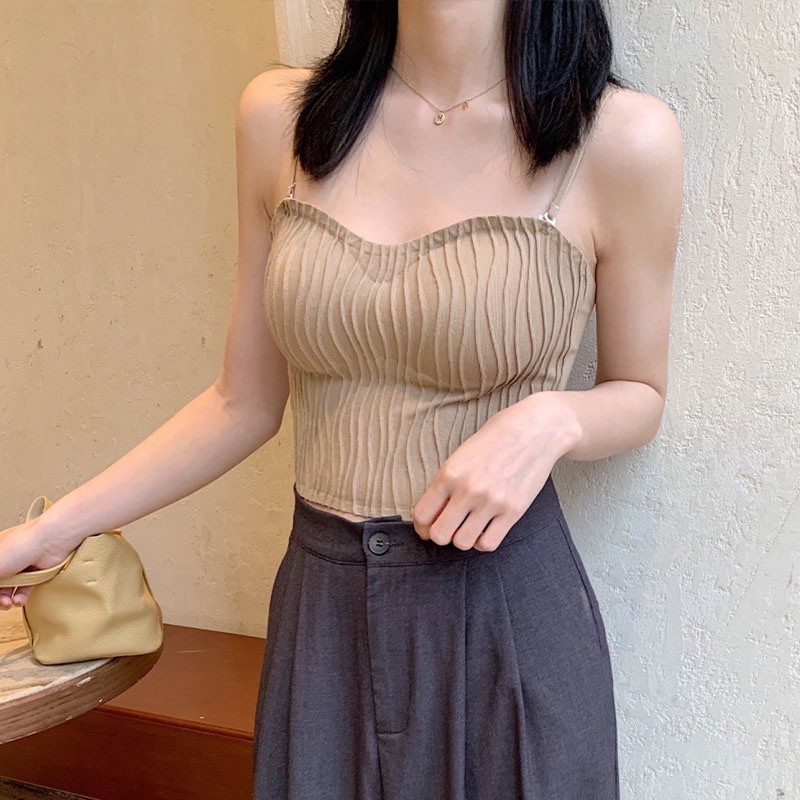 Nevaeh Áo Dây Thời Trang Nhiều Màu Sắc Dành Cho Nữ áo croptop