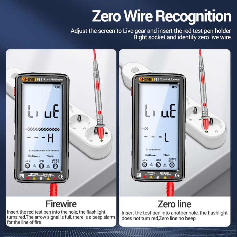 Vạn Năng Kế Kỹ Thuật Số Tự Động Đo Tần Số Ohm