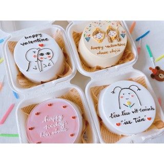 Bánh kem sinh nhật mini Bentocake 10cm (Hộp bã mía/Hộp sinh nhật Kitty)