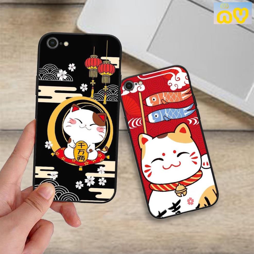 Ốp lưng Iphone 5 / 5Se / 5S in hình Mèo Thần Tài may mắn mẫu mới Tết này Tiến Minh