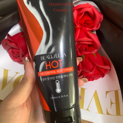 Kem tan mỡ BeauSella Hot Line Control Body Cream Giảm Rạn Nứt Sau Sinh Dùng được cho mọi loại da Quynhanhspa20 200ml