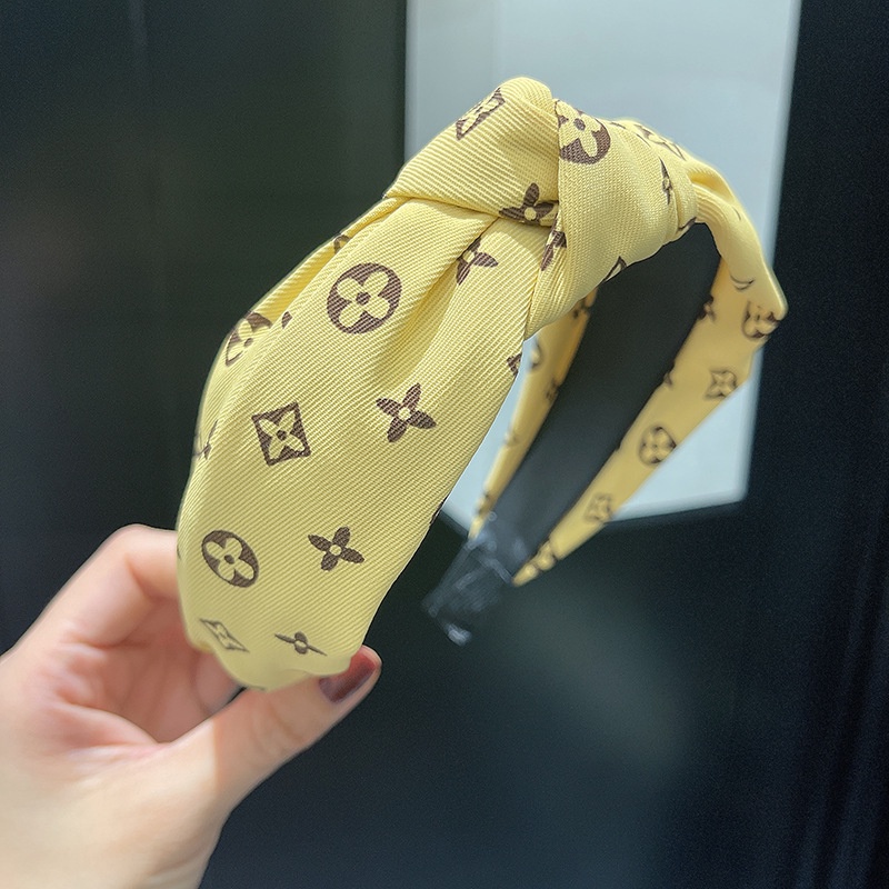 Băng Đô Dệt Kim Bản Rộng In Họa Tiết Hoa Phong Cách Châu Âu Cổ Điển Tươi Mới Cho Nữ