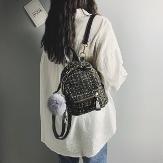 BL1 Balo mini thời trang chất liệu dạ Capucha