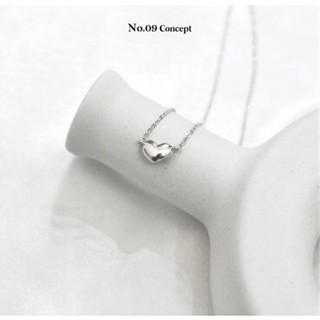 Dây chuyền bạc tiny heart necklace hàng có sẵn no.09 concept dcb026