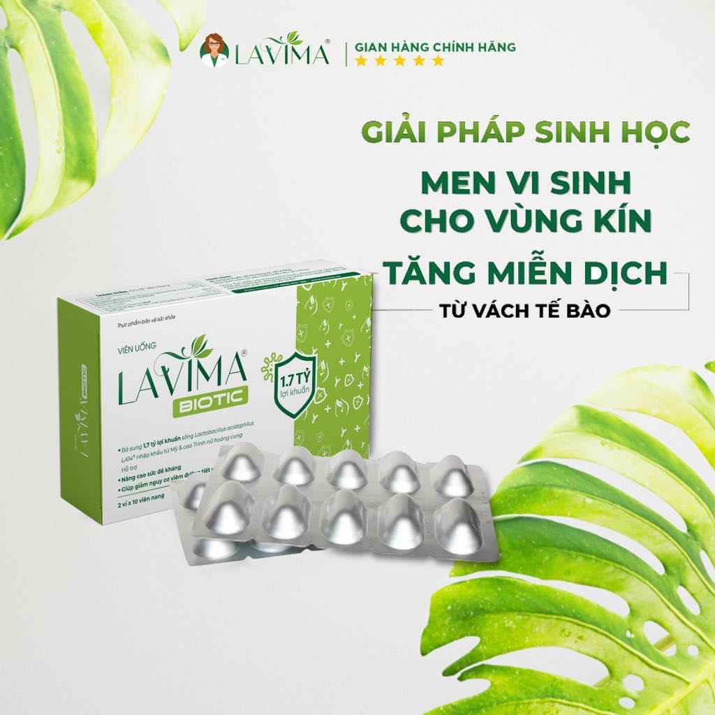 Lavima Biotic viên uống men vi sinh cho nữ