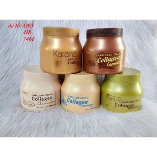 Dầu hấp tóc Karanz hủ lùn collagen 1000ml