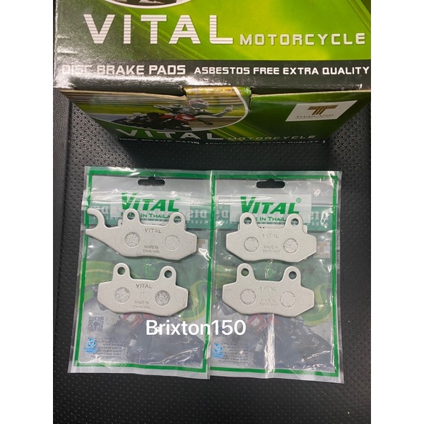 Bố thắng trước sau Brixton150 hàng chính hãng Vital thái lan