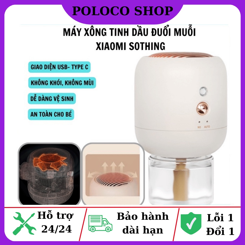 Máy Đuổi Muỗi Sothing, Không mùi độc hại, An toàn cho bé, Đuổi 99.9% muỗi trong nhà, Sử dụng an toàn