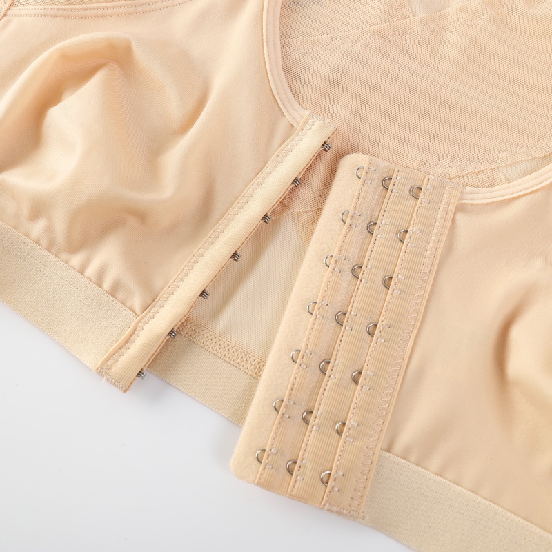 Áo Ngực Thể Thao Mỏng Không Gọng Thép Định Hình Lưng Cài Khóa Trước Thoáng Khí Cho Nữ