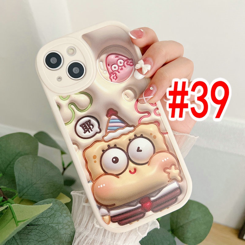 Casing Samsung Galaxy A12 A13 A23 A73 A72 A53 A33 A52 A52S A11 A31 A70 A20 A30 A10S M11 M12 A22 LTE M22 M23 M32 M31 A32 A50 A50S A30S A03S A02S A21S A51 A71 4G 5G Cute Cartoon Visual 3D SpongeBob SquarePants Patrick Star Soft Phone Case XPN 39