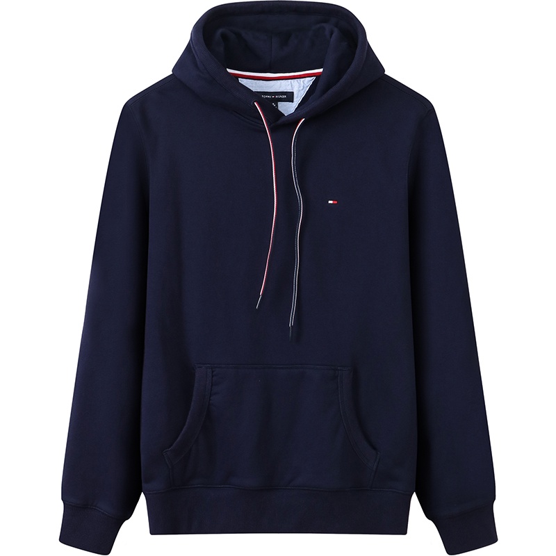 Tomm Áo hoodie Chui Đầu Dáng Rộng Tommy + Thẻ Treo Thời Trang Thu Đông Cho Nam