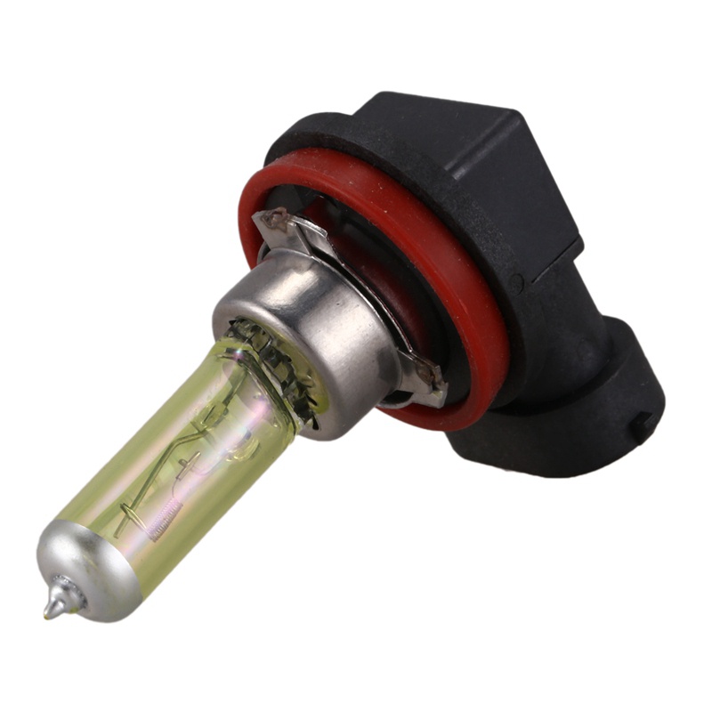 2 Bóng Đèn Phá Sương Mù Siêu Sáng Dc 12v 55w H11 3000k Màu Vàng Cho Xe Hơi