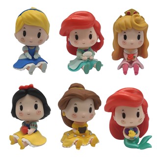 Bộ Búp Bê Công Chúa Disney 6cm