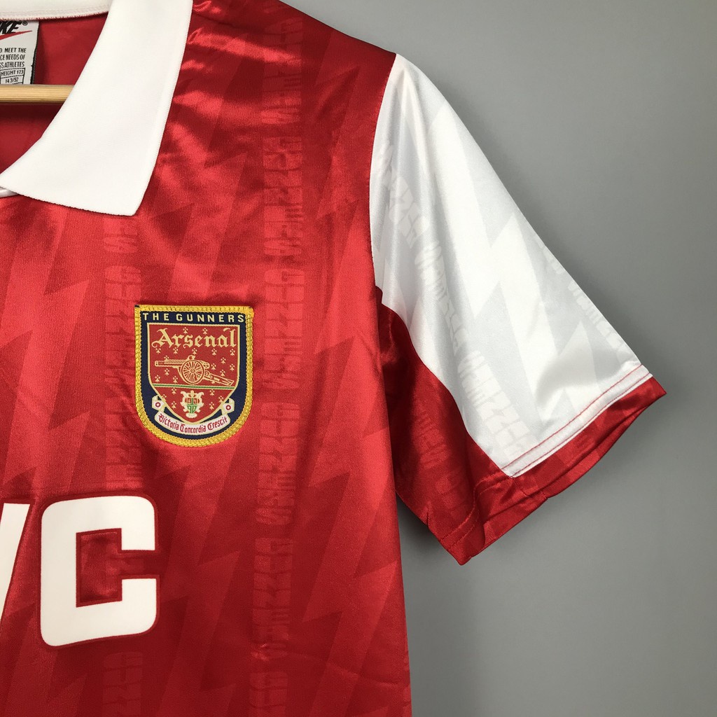 Áo Bóng Đá Đội Tuyển Arsenal 94-95 Phong Cách Retro
