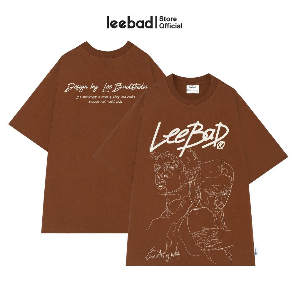 Áo thun tay lỡ nam nữ form rộng local brand Leebad LB002