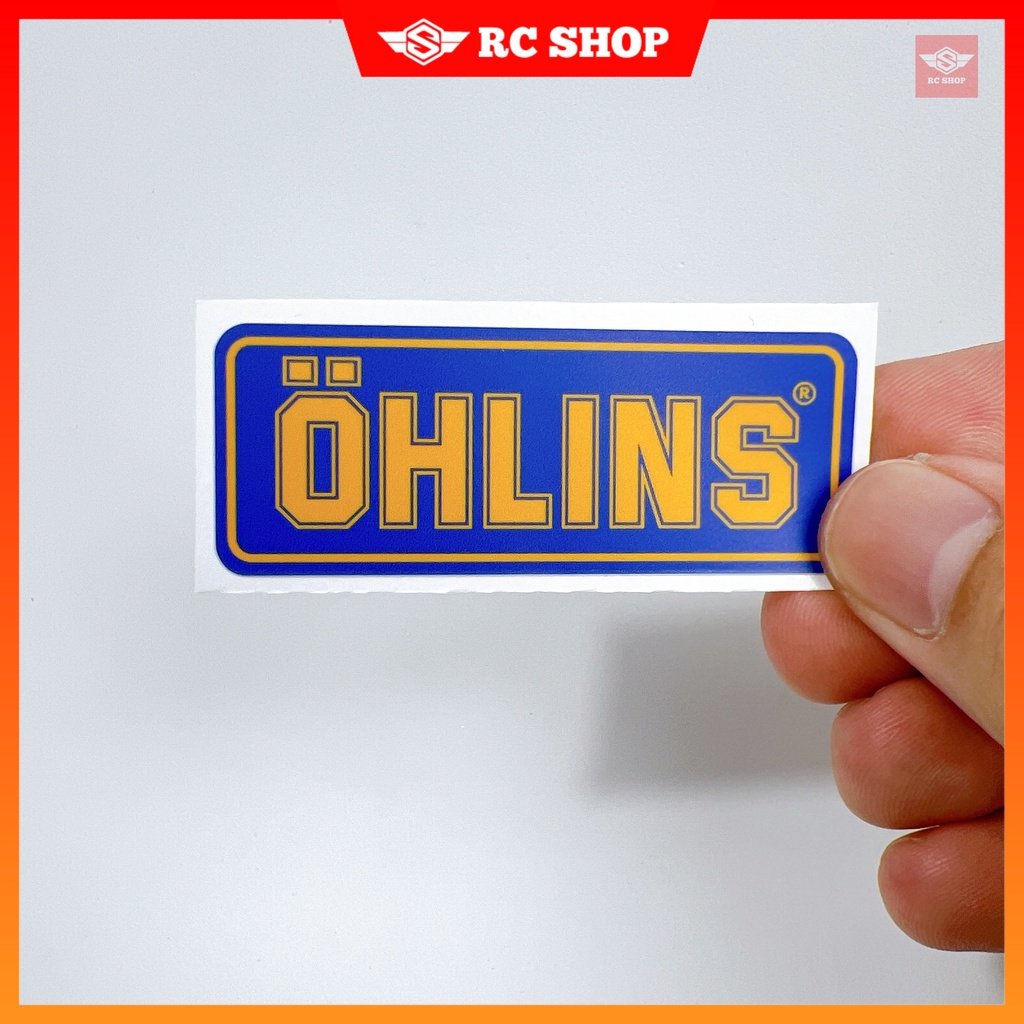 Tem OHLINS Dán Xe Siêu Ngầu [7cm x 3cm]