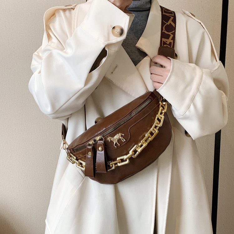 Túi Đeo Chéo Có Khóa Kéo Thời Trang Hàn Quốc Chất Lượng Cao